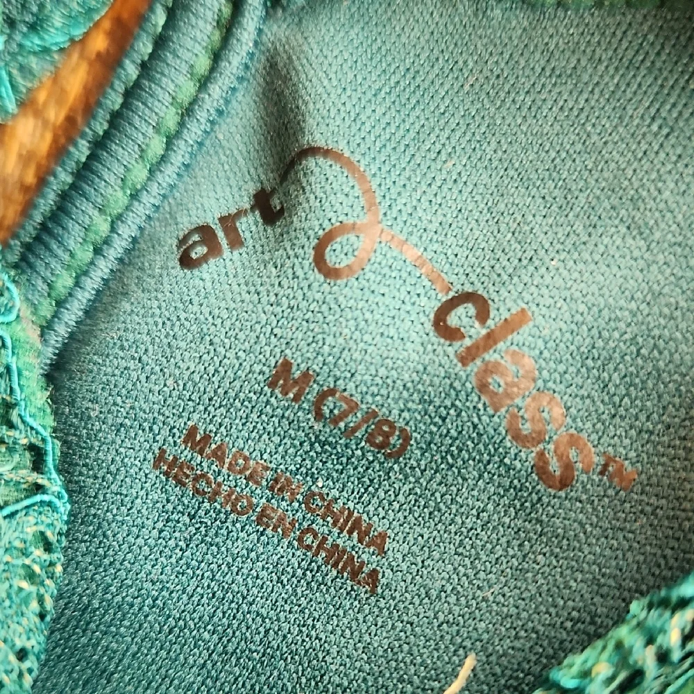 Green Lace Dress - Picture 2 of 6